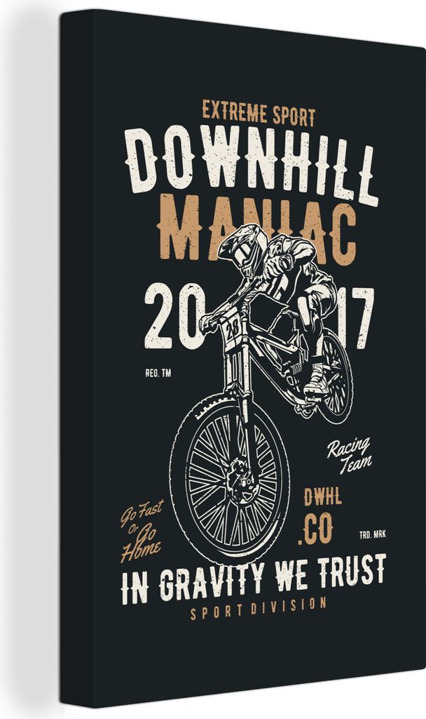 OneMillionCanvasses - Leinwandbilder - 90x140 cm, Mancave - Sport - Altmodisch, Wandbilder Kunstdruck Wanddekoration - Wandschmucke - Schlafzimmer