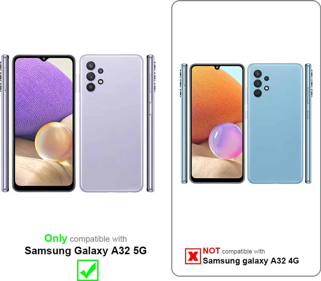 Offerta Custodia Cadorabo Samsung A32 5G Rosa - Protezione Camera TPU