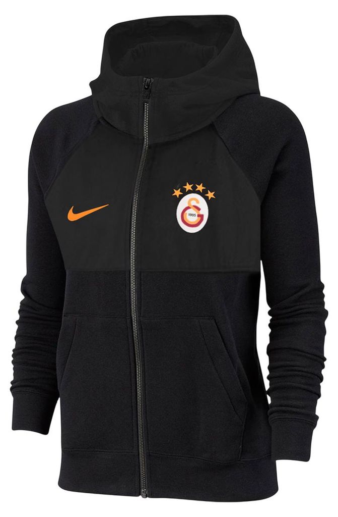 Nike - "DA1686" Hoodie mit durchgehendem Reißverschluss für Kinder MR595 (L) (Schwarz)