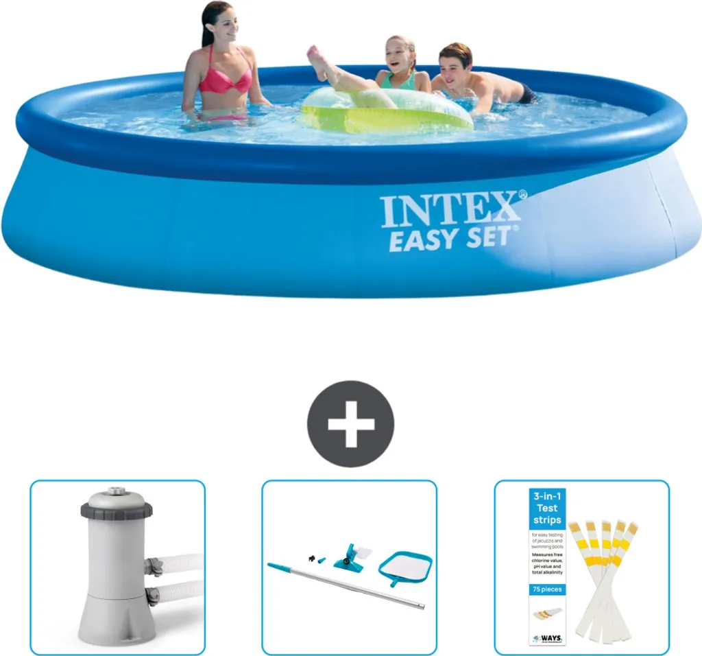 Piscina Intex Easy Set 396 x 84 cm: Il Tuo Summer Party in Giardino