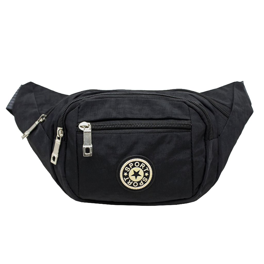 Bauchtasche Gürteltasche Sport 4x RV Fächer Sporttasche Produktbild 