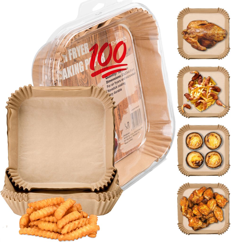 Wkłady do frytkownicy beztłuszczowej Air Fryer papierowe 23 Zdjęcie produktu 