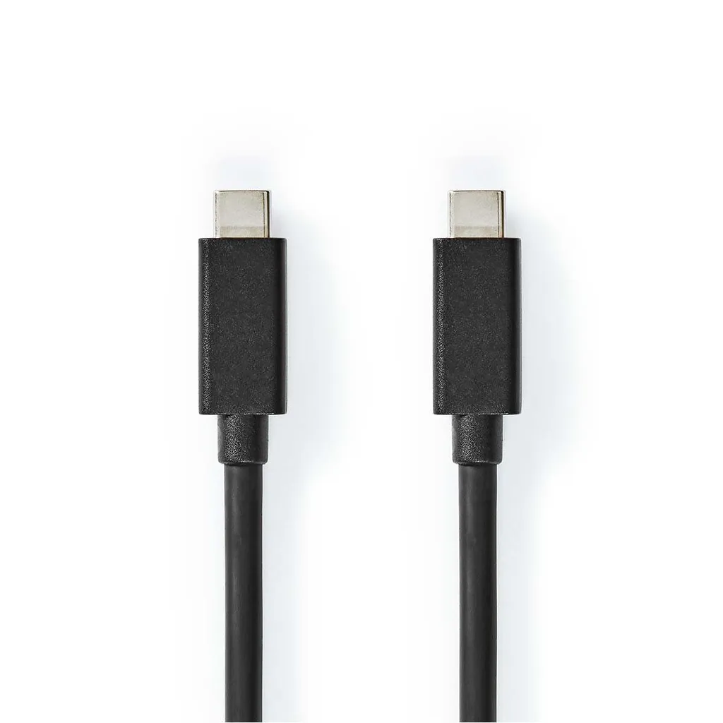 Câble USB-C vers USB-C 3.2 Gen 2x2 - 100W 20Gbps 4K 60Hz - Noir 1m