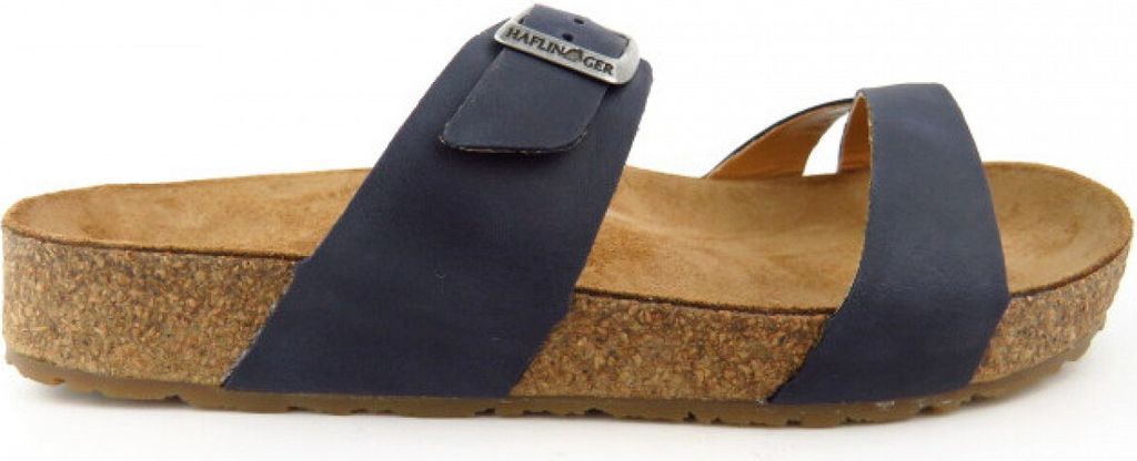 Haflinger Juno marine country Damen Pantolette in Blau, Produktbild 