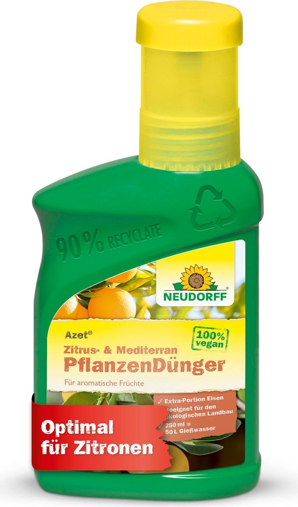 Neudorff  - Azet Zitrus- & MediterranpflanzenDünger 250 ml Produktbild 