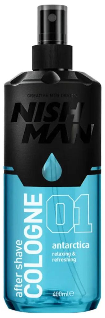 NISHMAN Aftershave Cologne 400 ml - 01 Antarctica Productafbeelding 