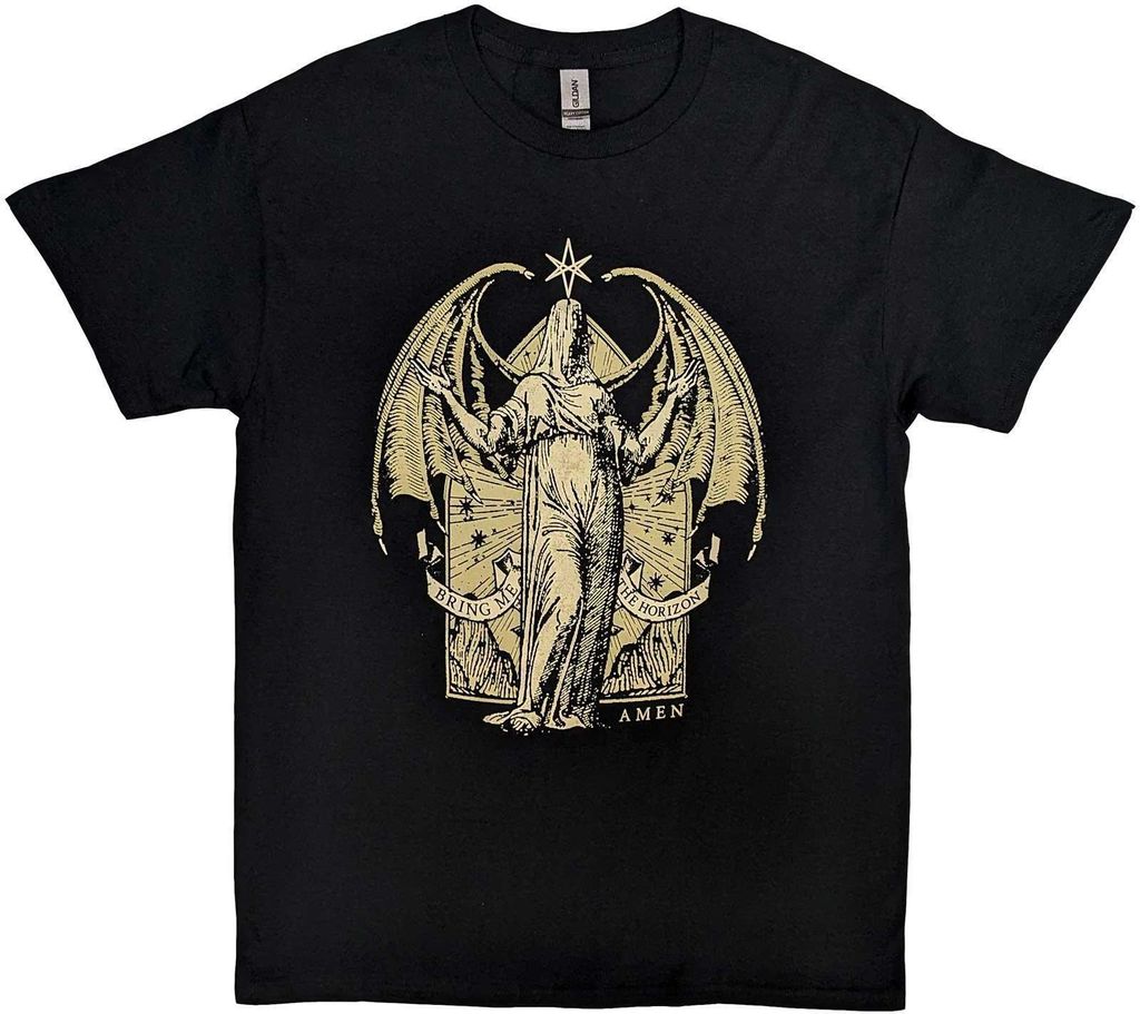 Bring Me The Horizon - "Angel Amen" T-Shirt für Herren/Damen Uni RO8728 (XL) (Schwarz)