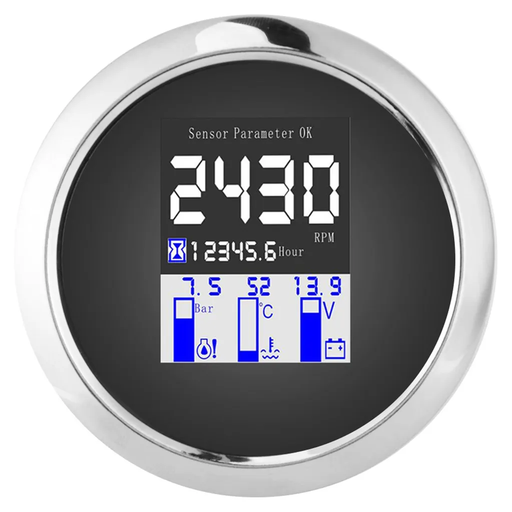 Moniteur de diagnostic moteur 3,3" pour engins de chantier et Bus