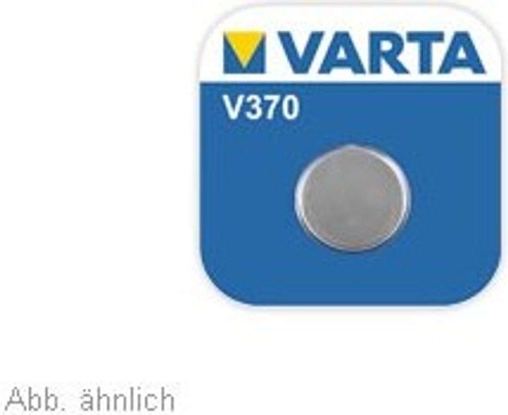 Knopfzelle VARTA V370 Produktbild 