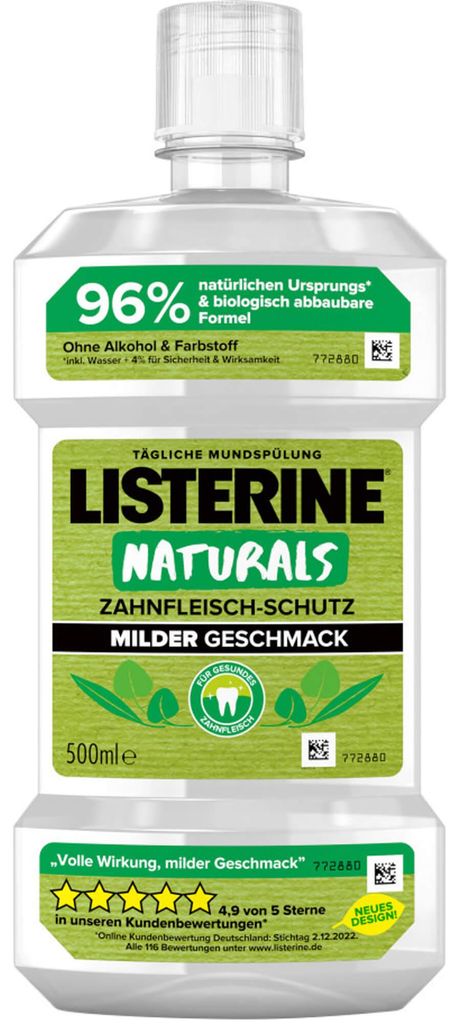 Listerine Naturals Zahnfleisch-Schutz Mundspülung 500 ml