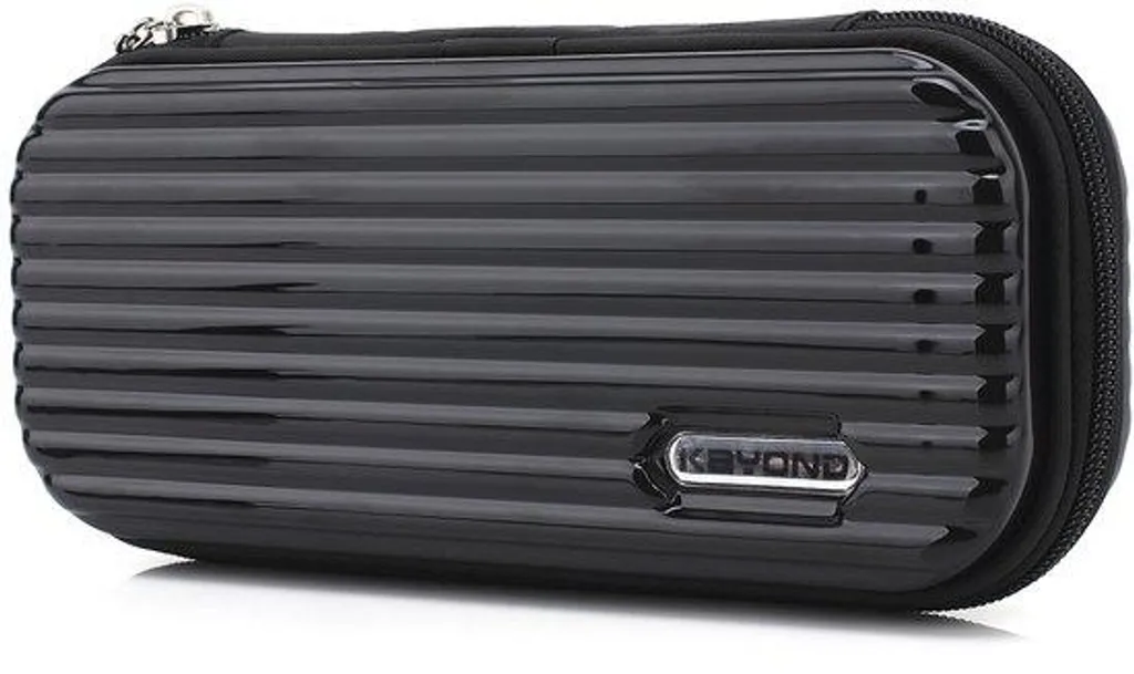 Étui en plastique noir pour stylo plume et crayon - Modèle Solo Pro