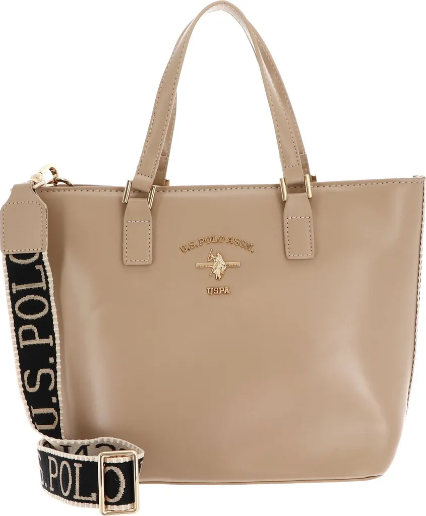 U.S. POLO ASSN. borsa shopper borsa a tracolla Heat Shopping Bag Beige