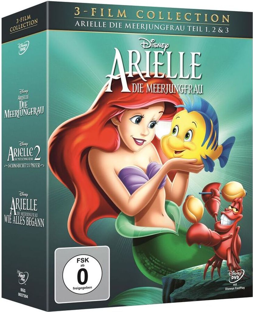 Disney Arielle Die Meerjungfrau Trilogy [DVD] Obrázok produktu 