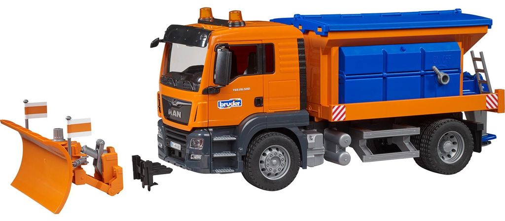 Serwis zimowy Bruder MAN TGS z pługiem śnieżnym Zdjęcie produktu 