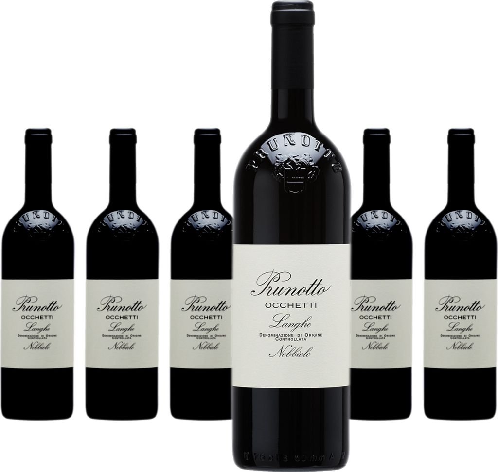 6 x Prunotto Occhetti Langhe Nebbiolo DOC