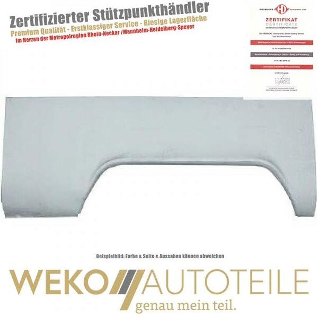 Seitenwand hinten links DIEDERICHS 9585145 für VW