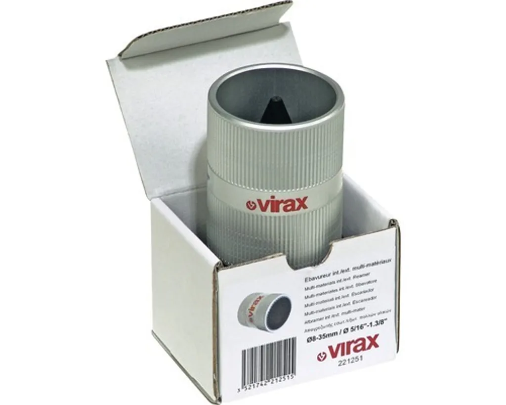 Alésoir manuel multi-matériaux Virax pour ébavurage de tubes Ø8-35 - 3