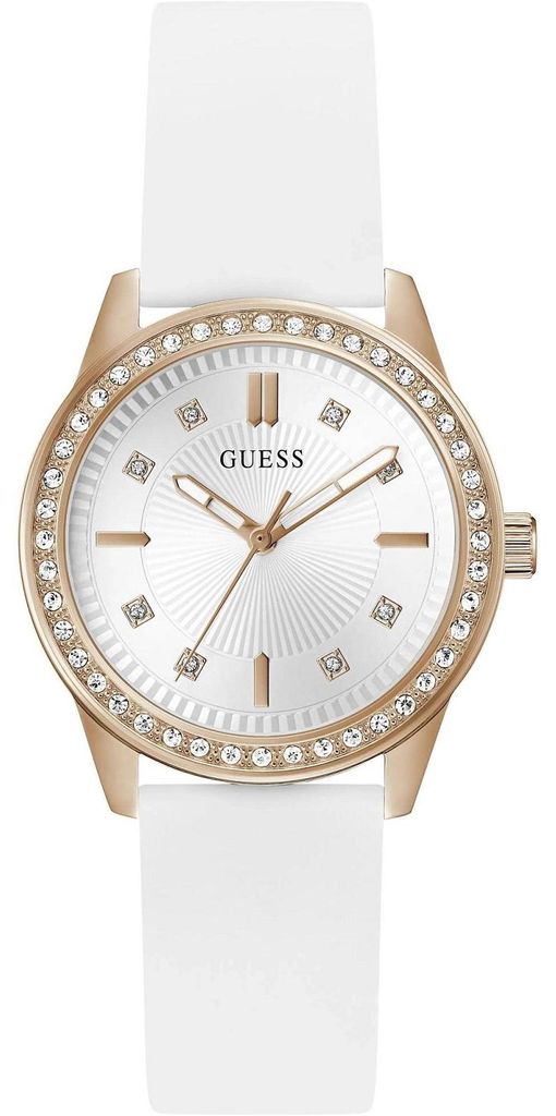 Montre Guess GW1030L4 avec strass, blanche Image du produit 