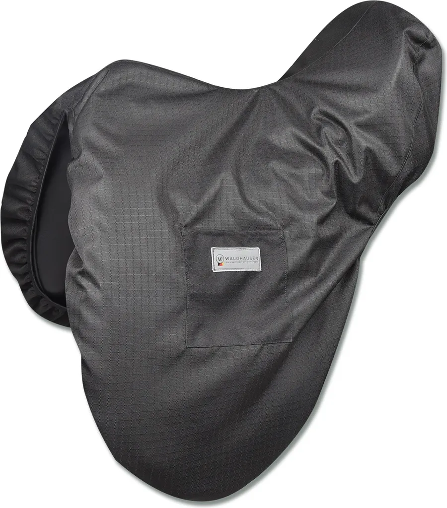 Waldhausen Sac de Selle en Polaire 600D Noir One Size pour Cavalier
