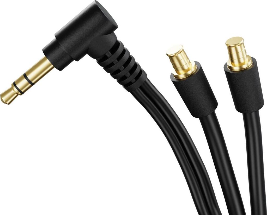 Ersatz-Audiokabel Draht Kompatibel mit Audio Technica ATH-MSR7 Kopfhörer Ohrhörer