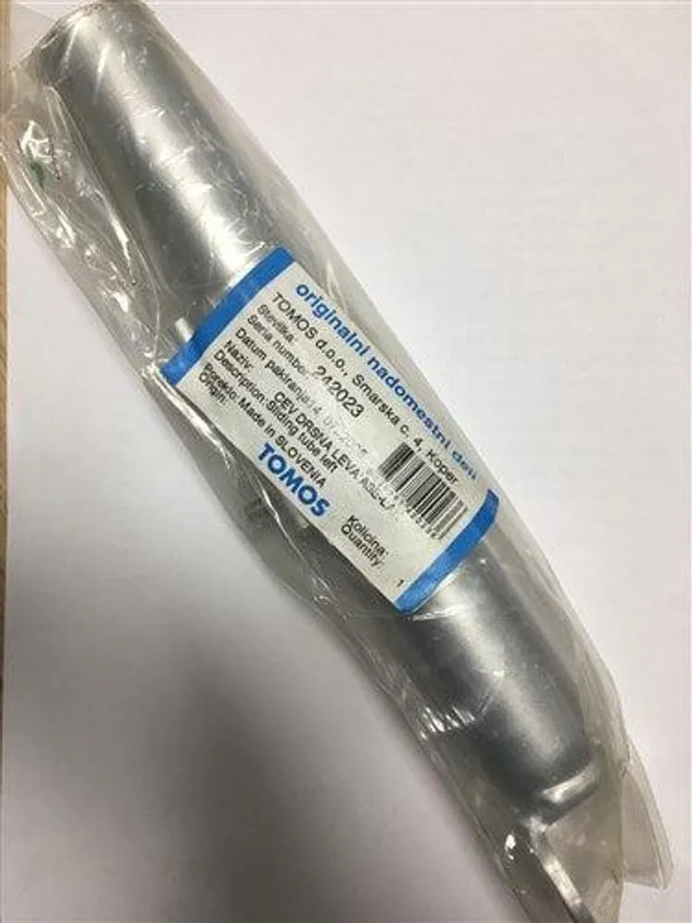 Réparation de fourche Tomos : Jambe inférieure gauche argent pour chassis