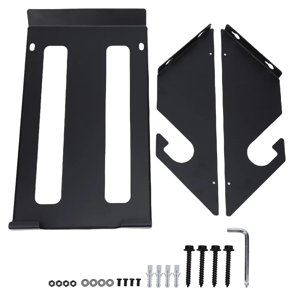 Support scie circulaire robuste en métal, porte-outil gain de place