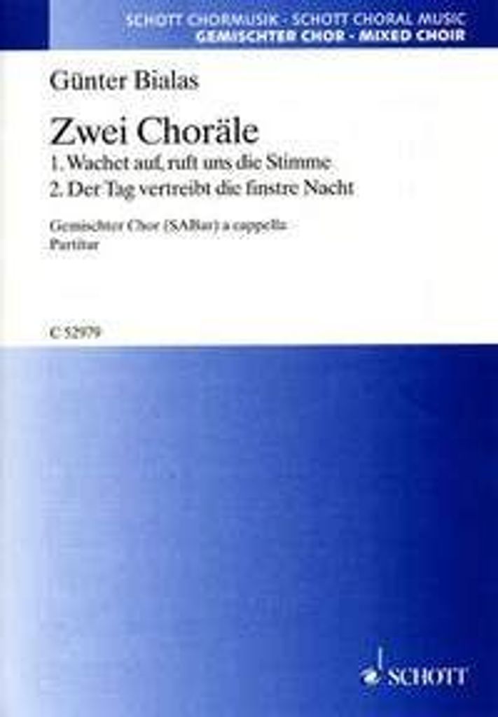 Zwei Choräle - Nr. 1 + 2 - Bialas, Günter