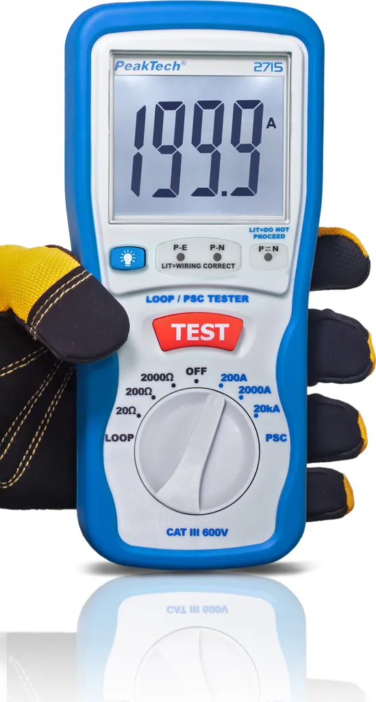 Testeur numérique de boucle LOOP PSC P 2715 avec mesure de courant