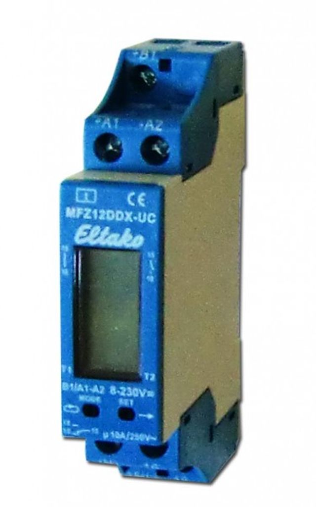 ELTAKO Multifunkt.Zeitrelais MFZ12DDX-UC 1TE 1xWechsler Produktbild 