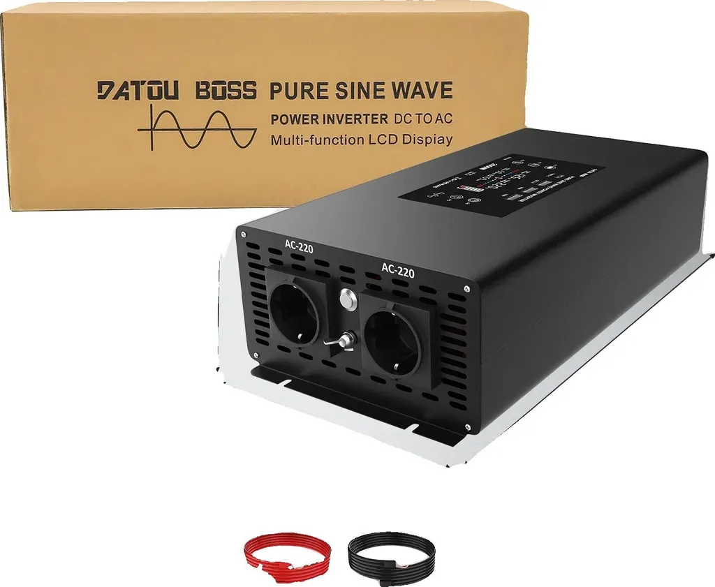 Onduleur Pur Sinus 2000W DN03-24V Puissance Crête 4000W pour Batterie