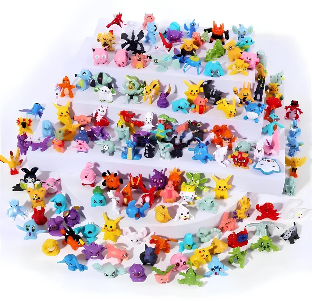 Figurki Pocket Creatures zestaw 144 szt miniaturowe Zdjęcie produktu 
