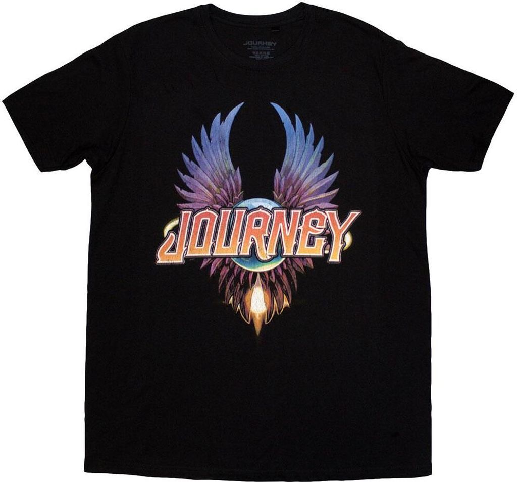 Journey - "Classic" T-Shirt für Herren/Damen Uni RO12459 (S) (Schwarz)