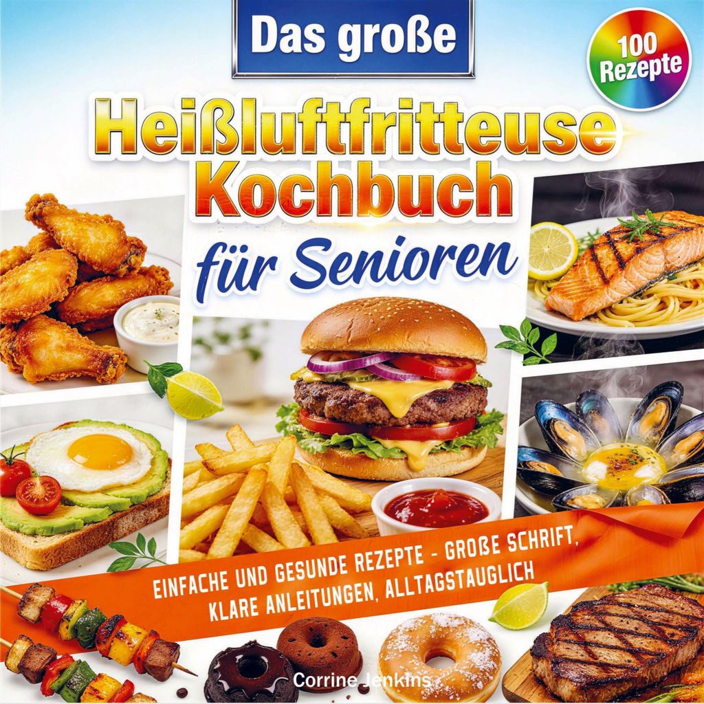 Das große Heißluftfritteuse Kochbuch für Senioren Produktbild 