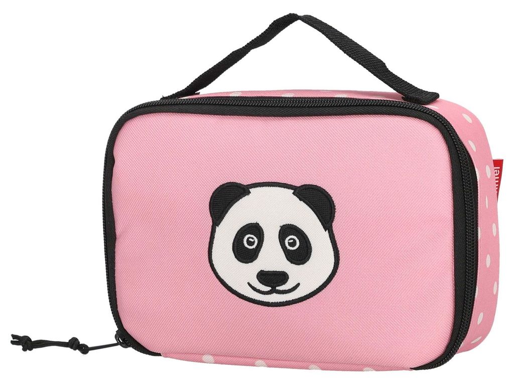 reisenthel thermocase kids, Isotasche, Kühltasche, Pausenbrottasche, Thermo Tasche, Polyestergewebe, Panda Dots Pink, 1.5 L, OY3072