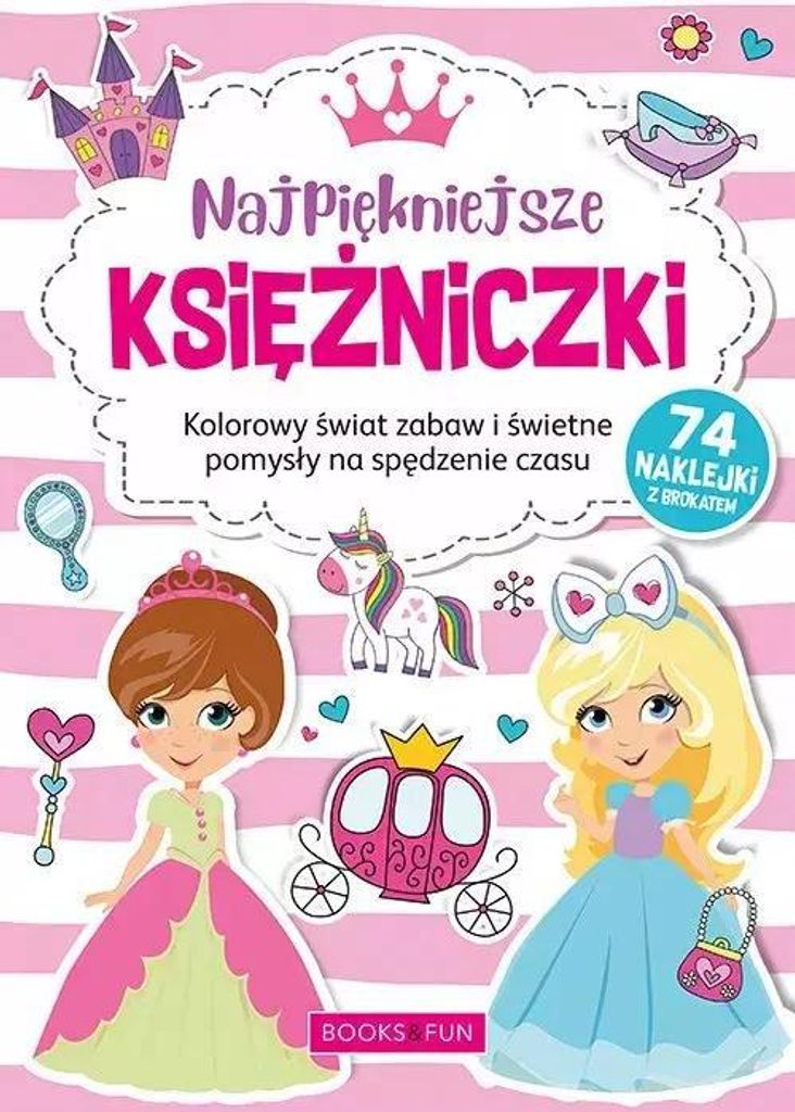 Das schönste Prinzessinnen Malbuch + Glitzersticker