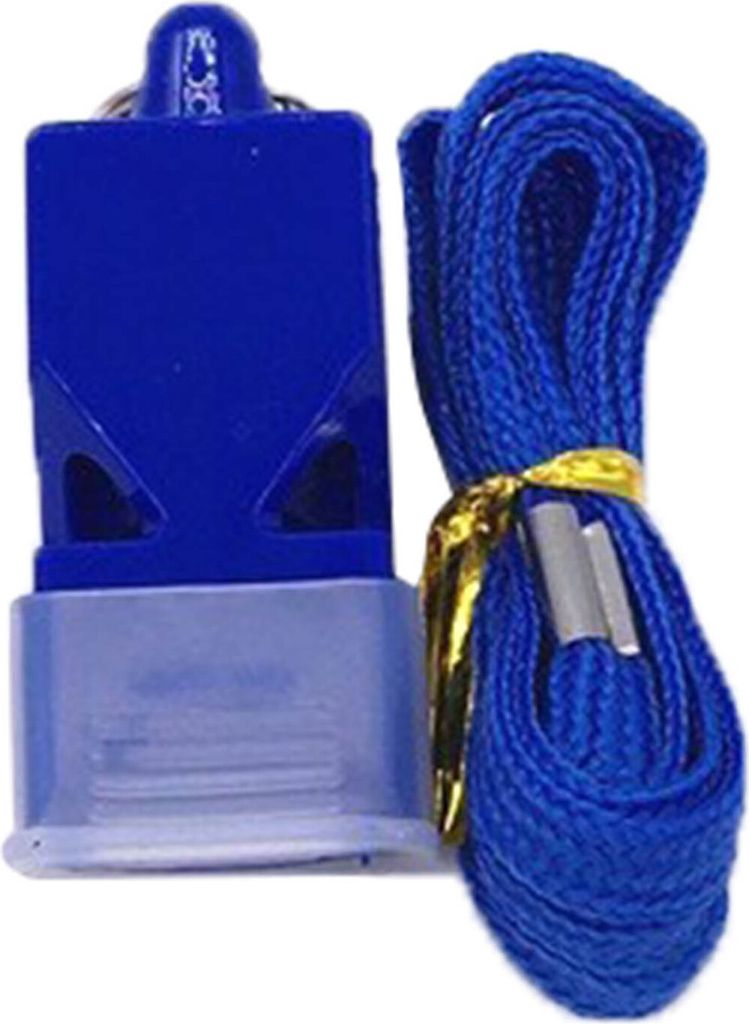 Outdoor lebensrettende Notpfiffe hohe Dezibel Sicherheitsüberleben Pfeife mit Lanyard für Basketball -Fußball -Sport -Schiedsrichter -Lehrer Blau