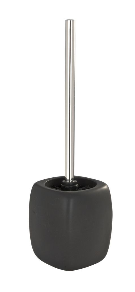 WENKO WC Garnitur Toiletten Bürsten Klo Halter Garnitur Faro Black