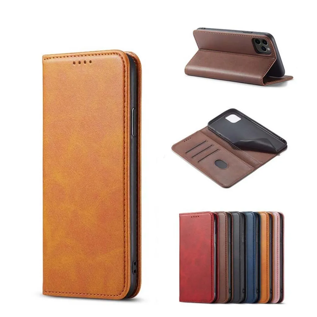 Idea Regalo iPhone 14 Plus - Custodia Libro Ecopelle Marrone Smartphonica - 3