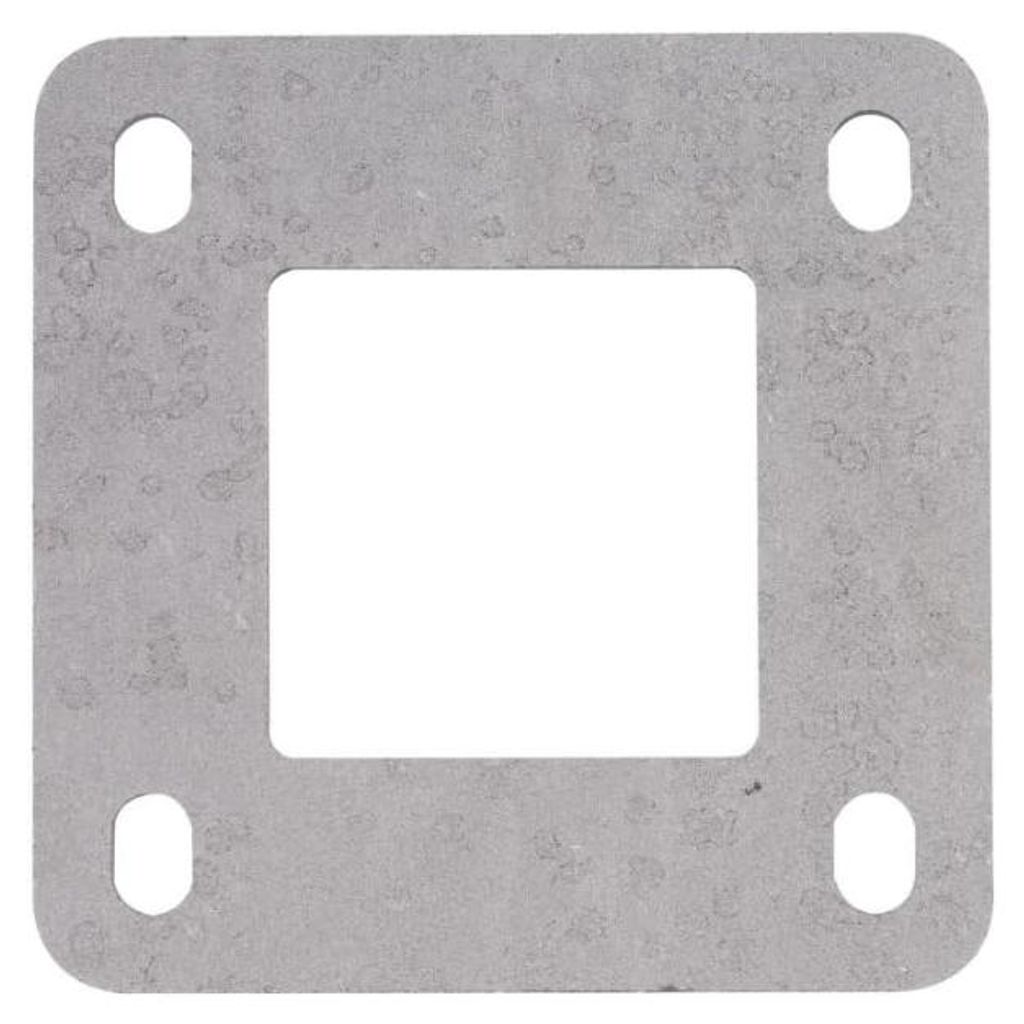 LogistSystem Stahl Ankerplatte zum Schweißen 160x160mm 4x Montagebohrungen und 80x80mm