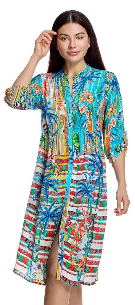 ORY Damen-Strandhemdkleid W260695 Produktbild 