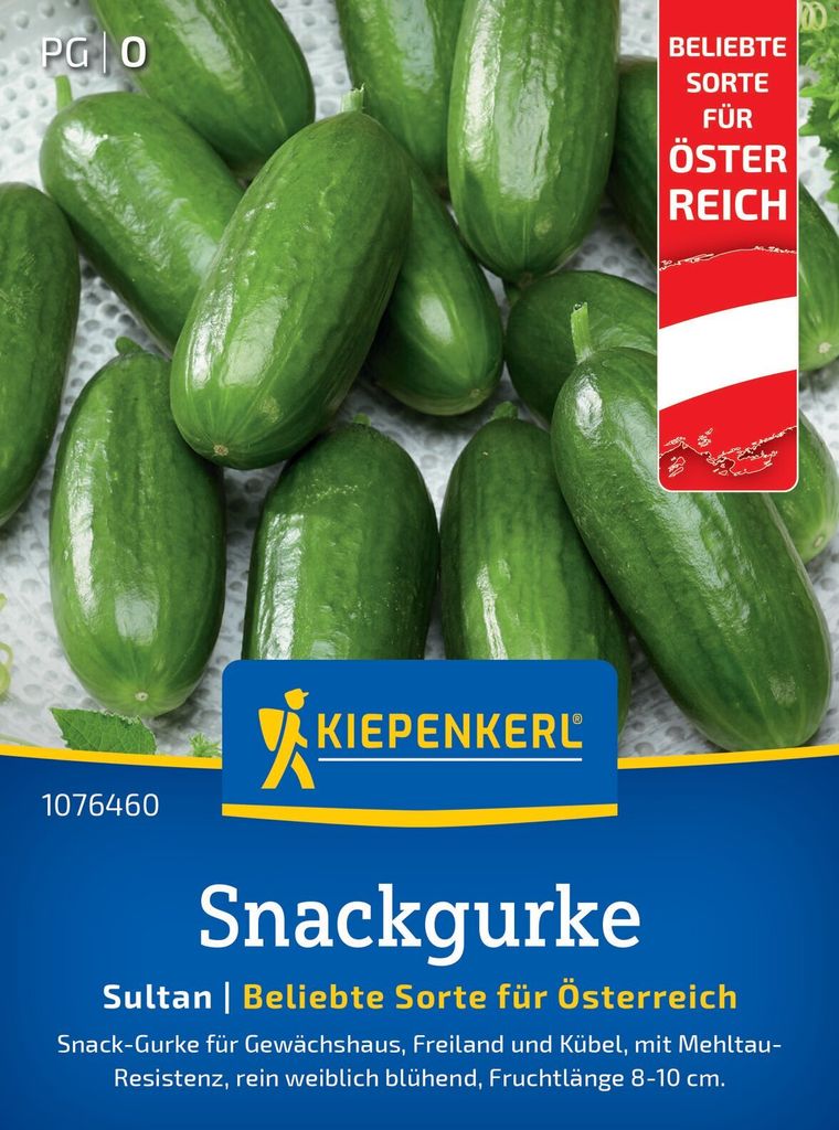 Snackgurke Sultan, F1 (Regional AT) | Gurkensamen von Kiepenkerl