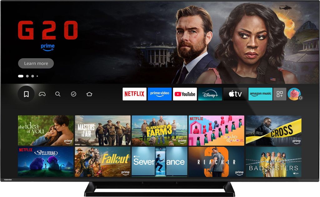 Toshiba 65UF3F63DAR Fernseher 65 Zoll Smart TV, Fire TV, 4K Produktbild 