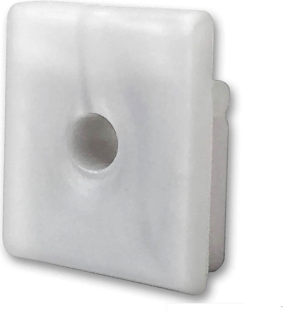 ISOLED Endkappe EC 57 Silikon für Profil SURF16 , 1 STK, mit Kabeldurchführung