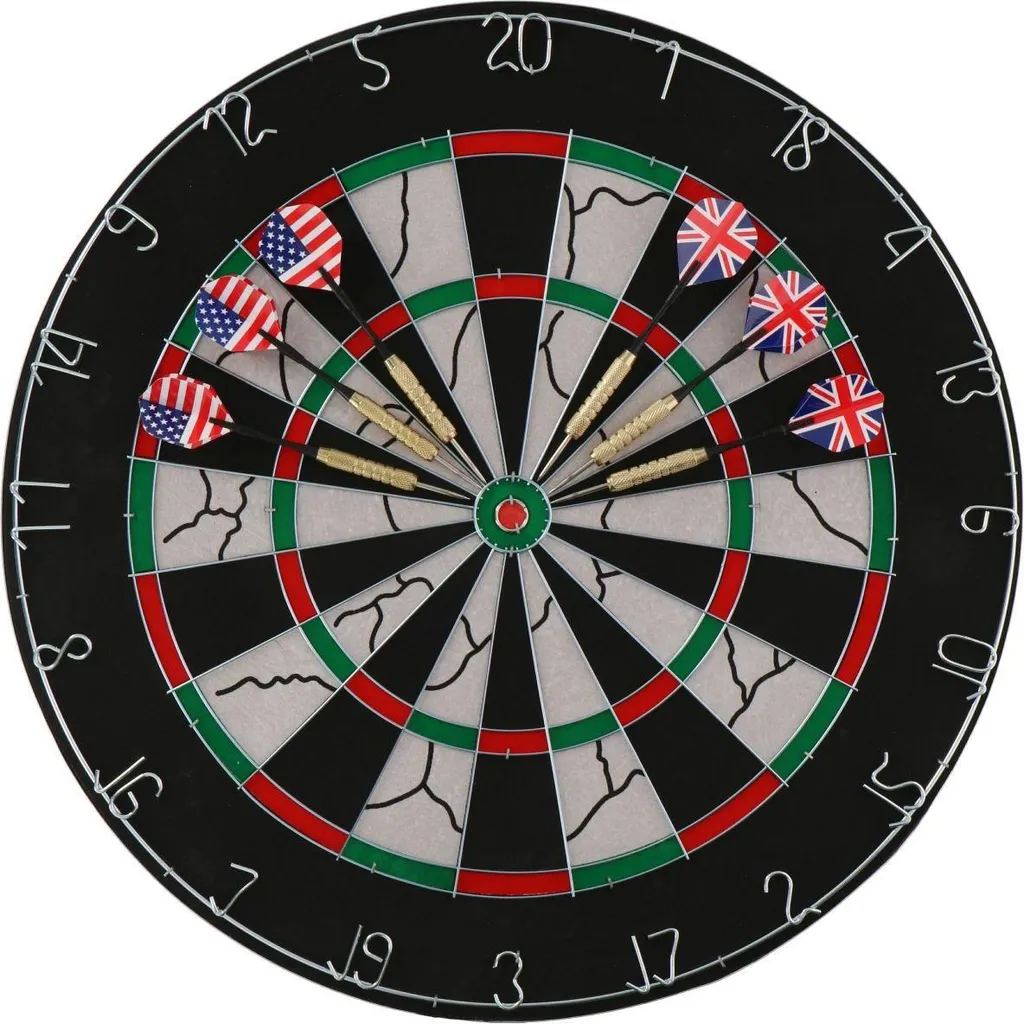 Cible fléchettes robuste Ø45cm double face contre l'ennui à la maison - 9