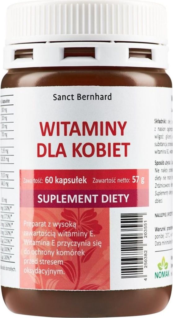 Sanct Bernhard vitamines voor vrouwen 60 capsules BI5347 Productafbeelding 