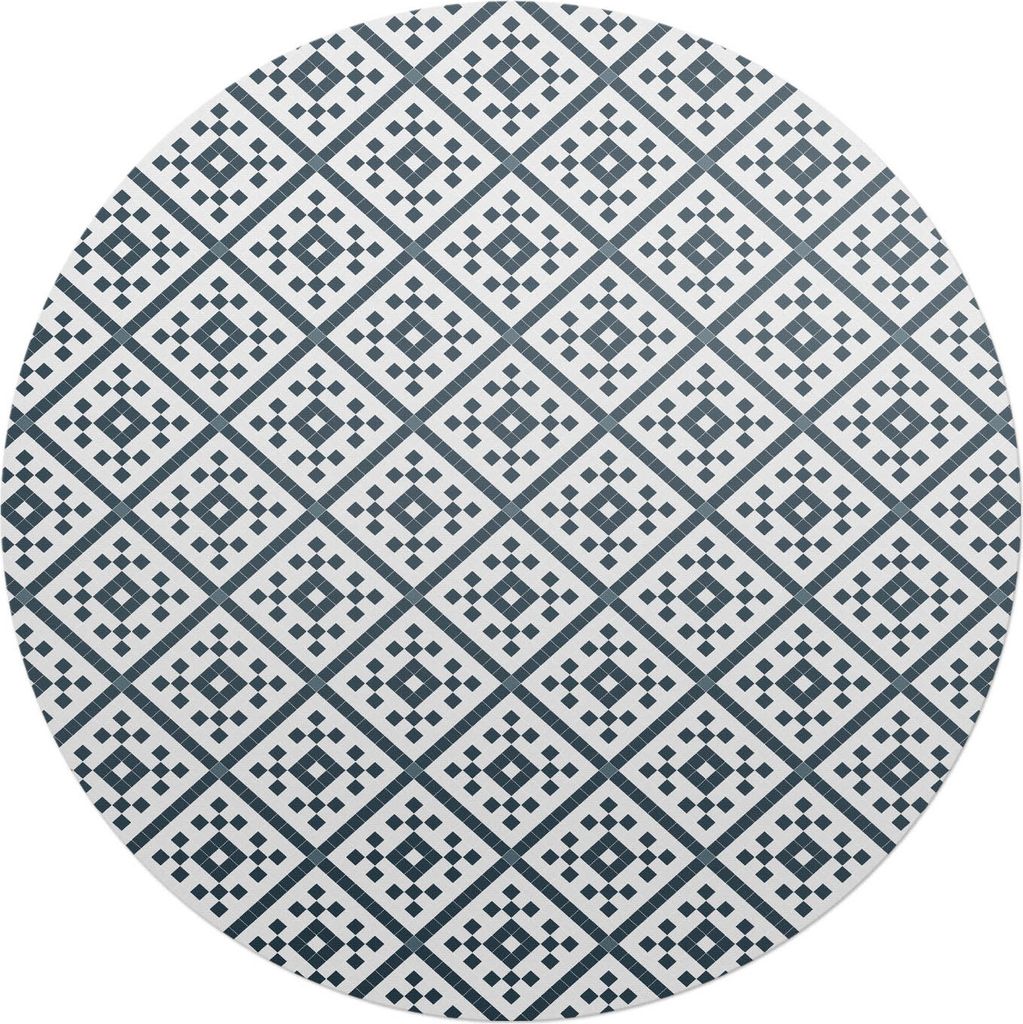 Geometrisches Retro-Muster – Bodenschutzmatte – Stuhlunterlage – Bürostuhlmatte – Rutschfeste Bodenmatte – Schutzmatte für Hartboden ...