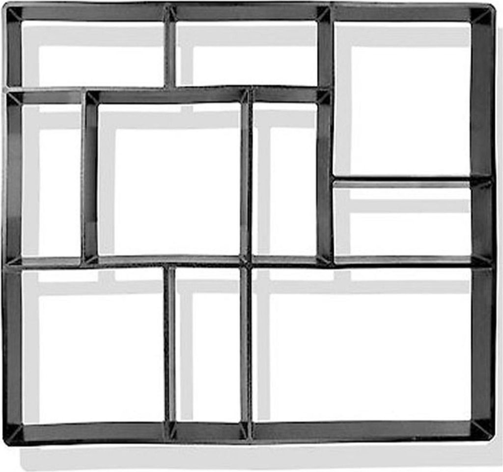Betonpflasterform-Set, 10 Kammern, 40 x 45 cm