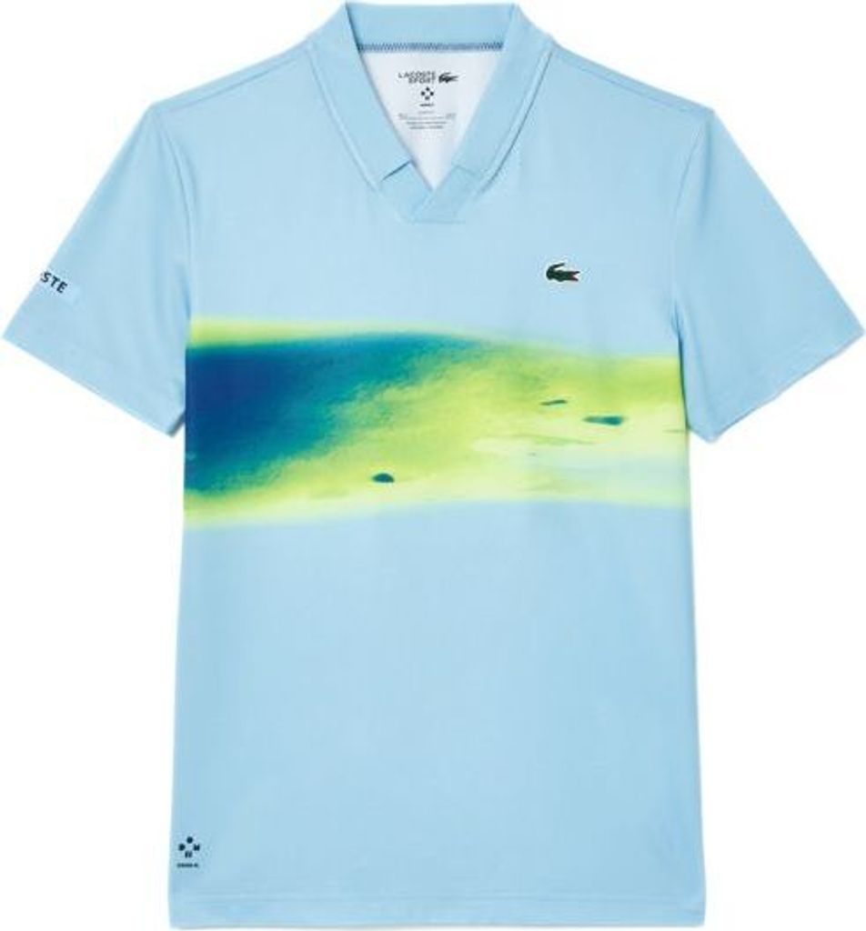 Lacoste Polo Shirt Sport Danill Medvedev Herren Blau