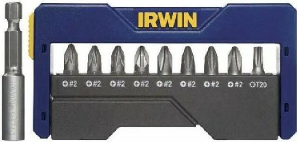 Bit Irwin Set 10 Pezzi Mix Impugnature ProTouch per Professionisti