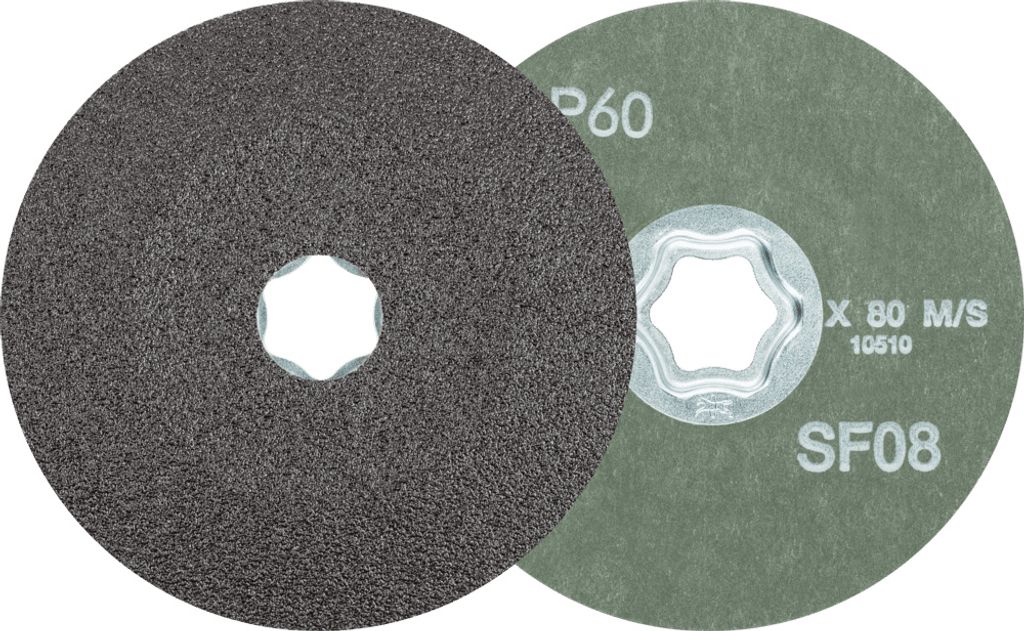 PFERD TOOLS COMBICLICK SiC Fiberscheibe Ø 115 mm SIC60 für harte NE Metalle